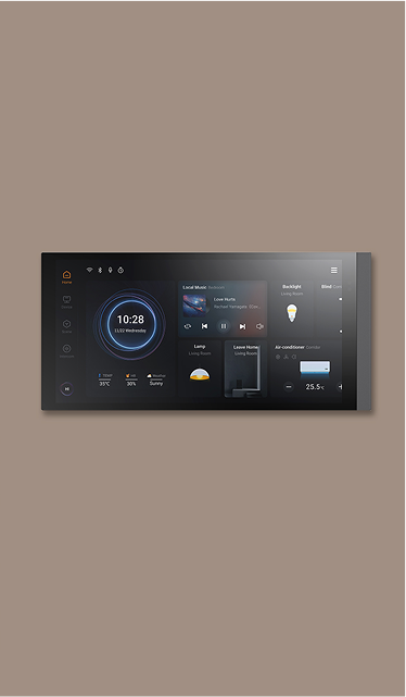 Smart home control panel